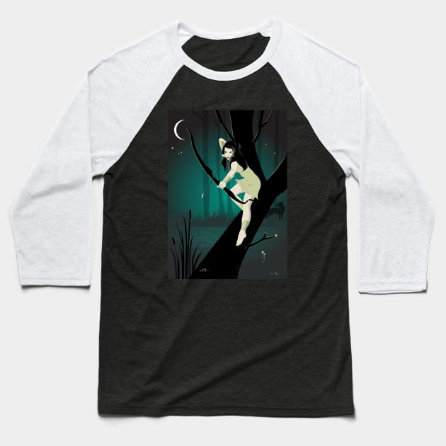 Artemis Baseball T-Shirt by andrewcformosa